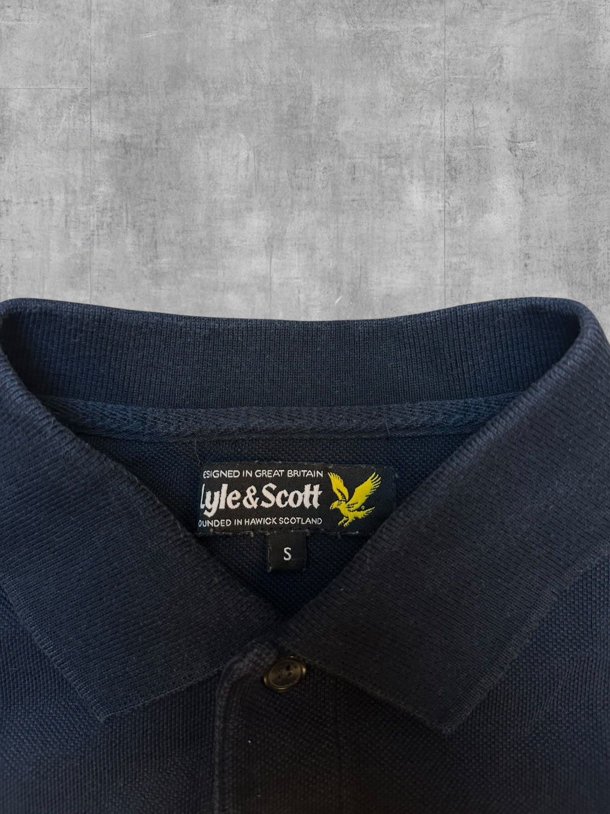 Lyle & Scott Poloshirt Navy Blau S