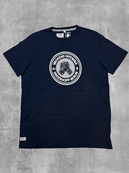 Weekend Offender x Dreierhopp T-Shirt Navy Blau L