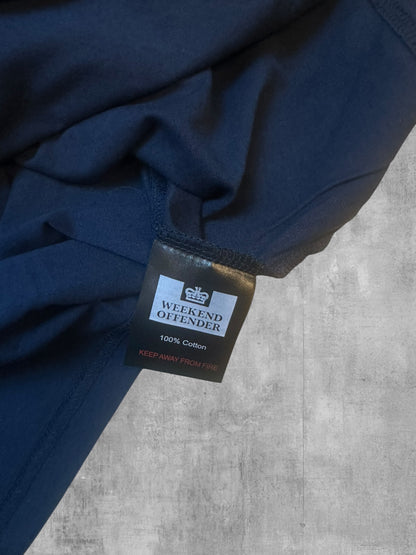 Weekend Offender x Dreierhopp T-Shirt Navy Blau L