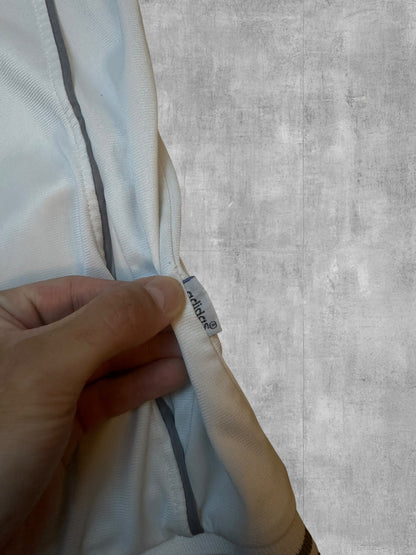 Adidas Trainingsjacke Weiß Beige Grau S