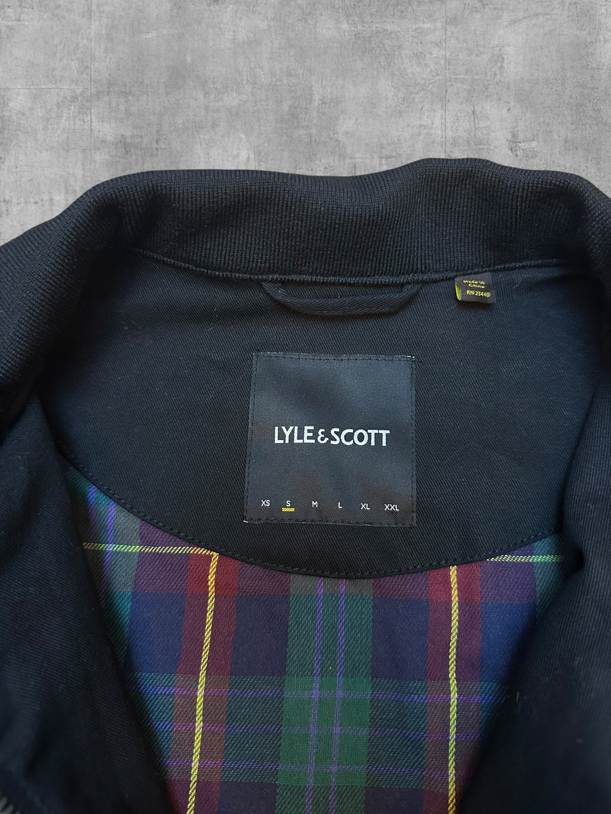 Lyle & Scott Bomberjacke Blouson Schwarz S