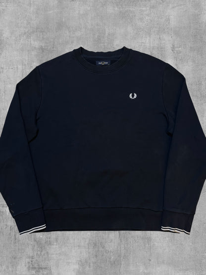 Fred Perry Sweatshirt Navy Blau 2XL