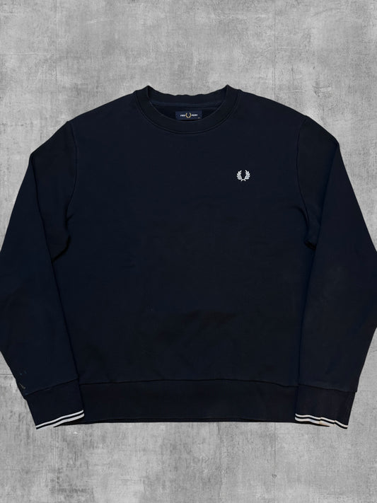 Fred Perry Sweatshirt Navy Blau 2XL