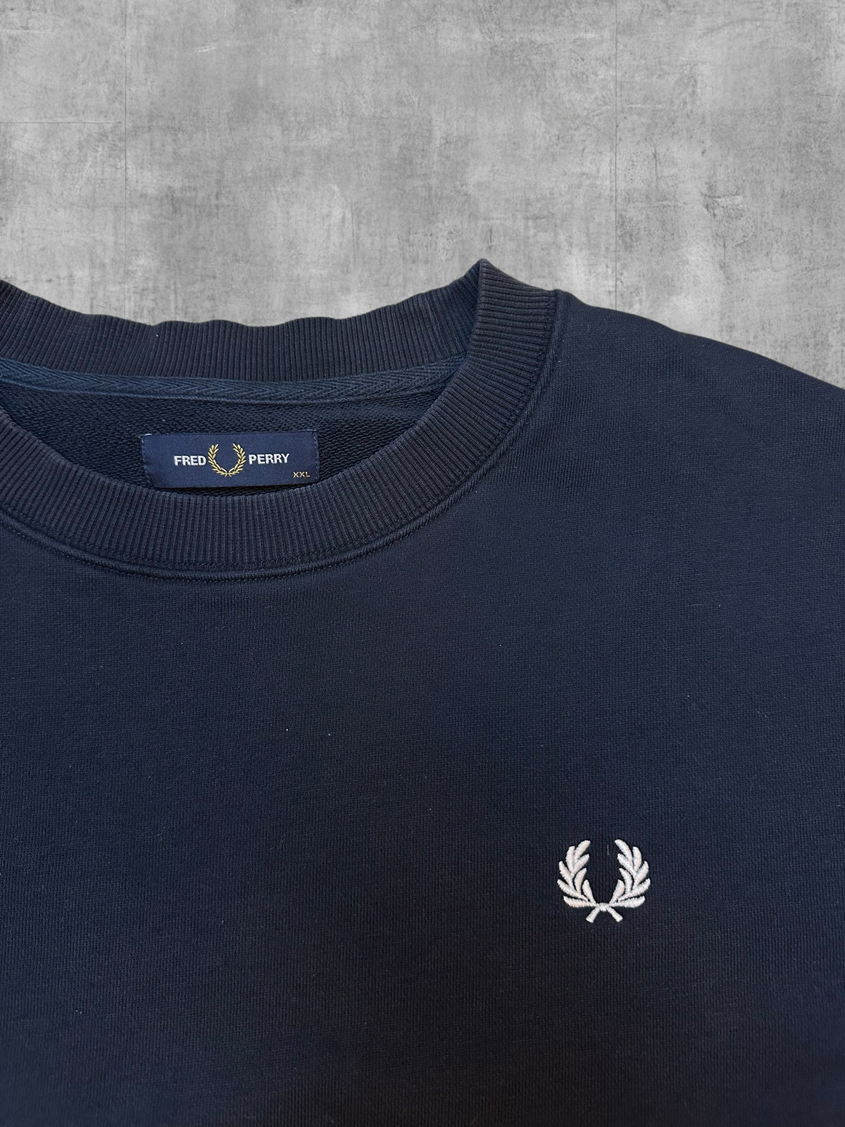 Fred Perry Sweatshirt Navy Blau 2XL