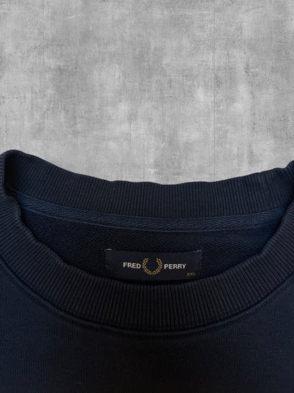 Fred Perry Sweatshirt Navy Blau 2XL