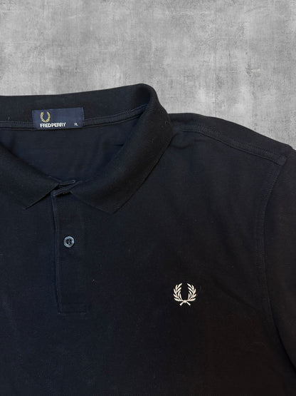 Fred Perry Poloshirt Schwarz XL