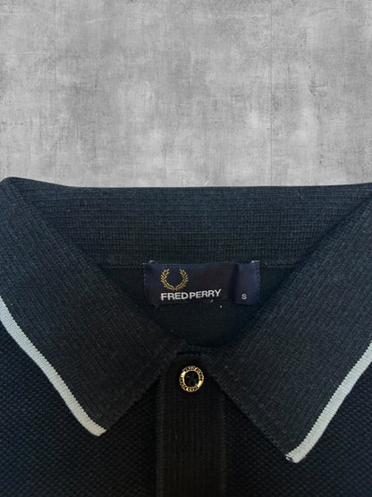 Fred Perry Poloshirt Schwarz Grau S