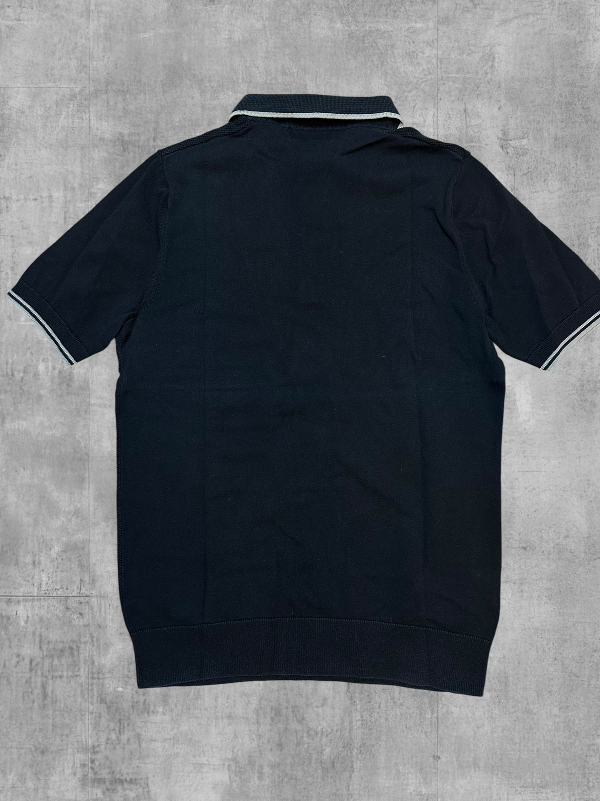 Fred Perry Poloshirt Schwarz Grau S