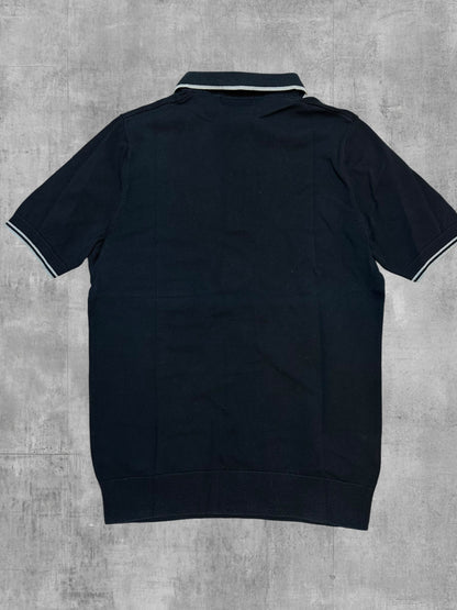Fred Perry Poloshirt Schwarz Grau S
