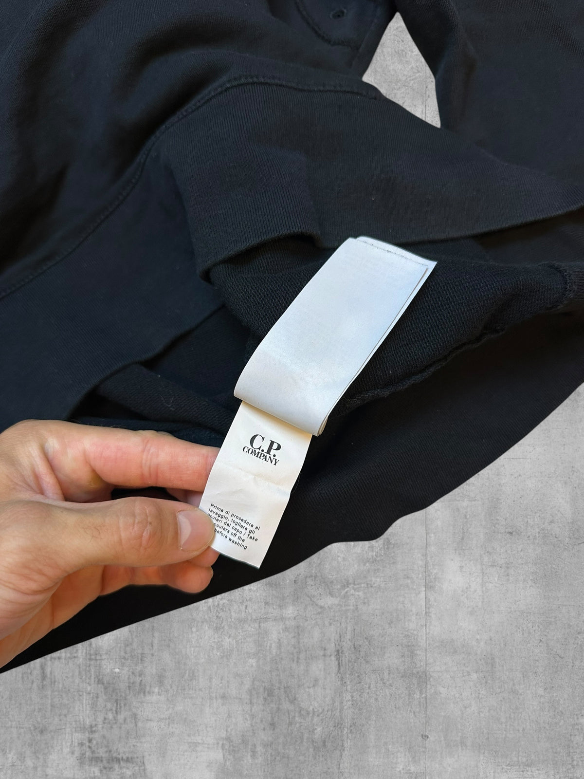C.P. Company Sweatshirt Schwarz L