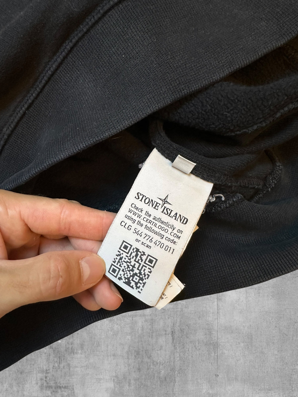 Stone Island Sweatshirt Schwarz M