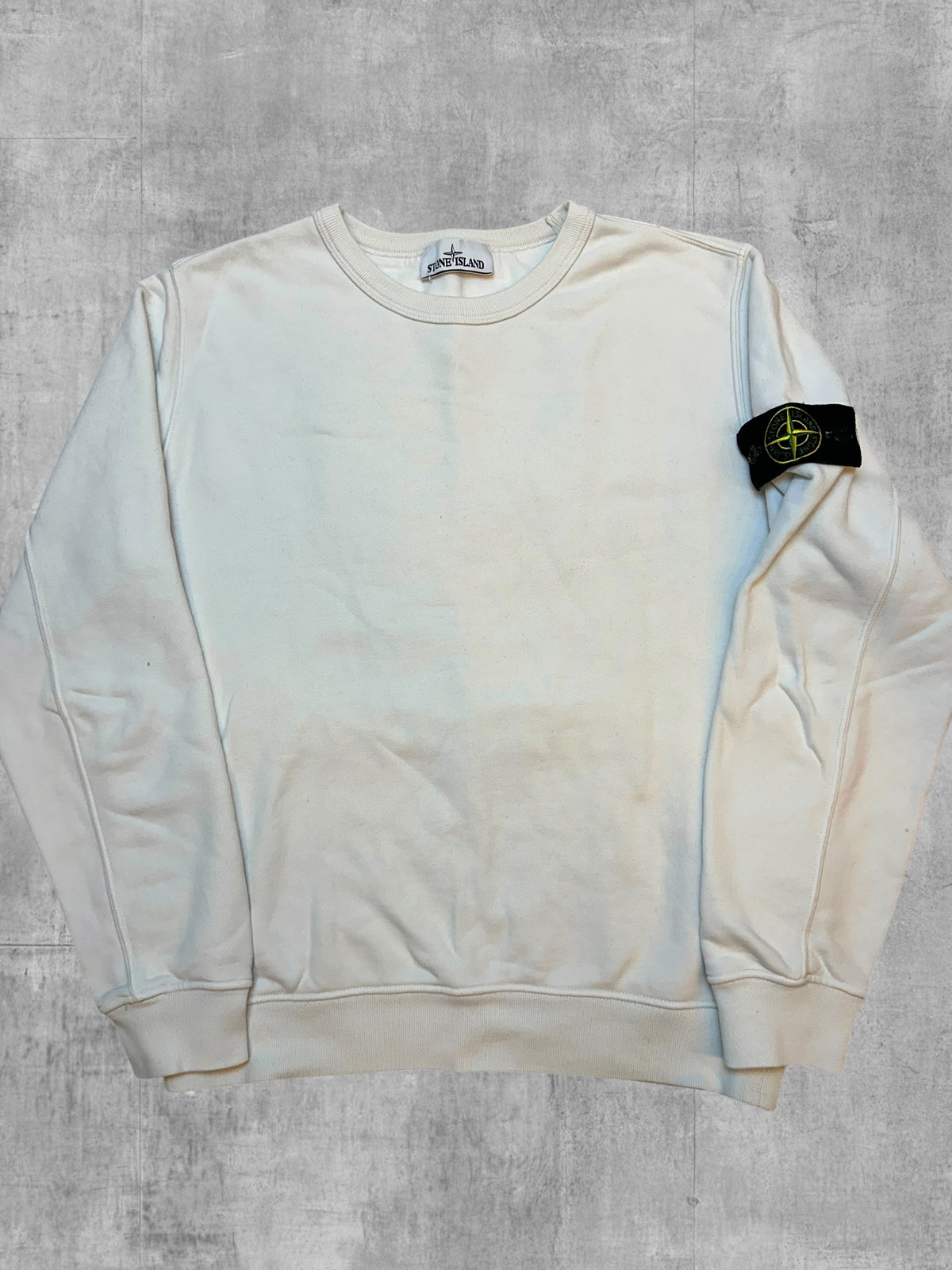 Stone Island Sweatshirt Weiß S