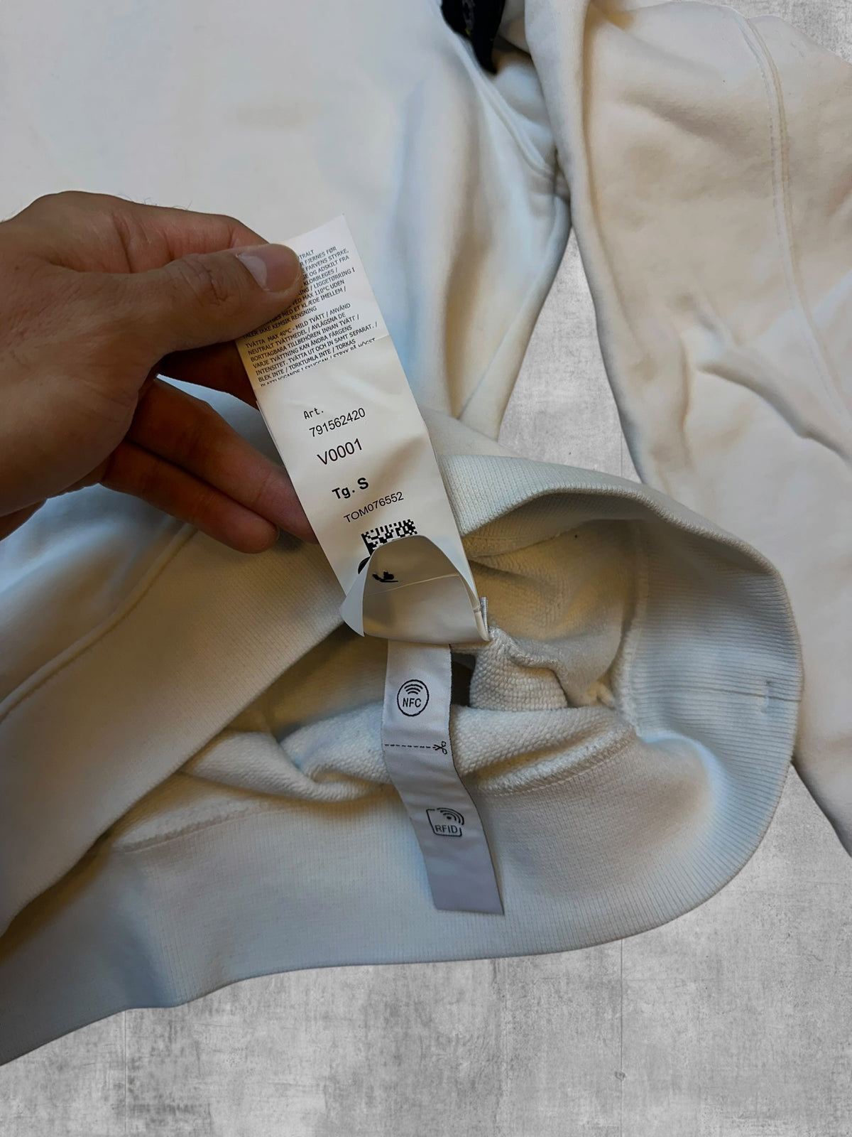 Stone Island Sweatshirt Weiß S