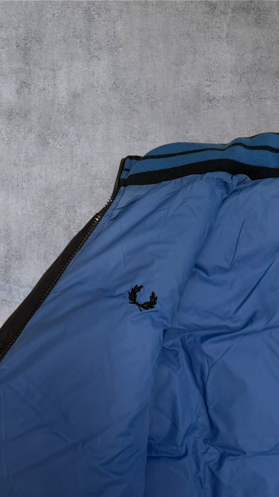 Fred Perry Winterjacke inside out L