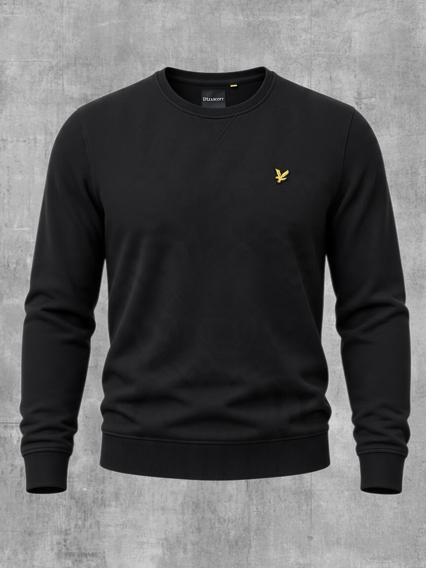 Lyle & Scott Sudadera Negro XL